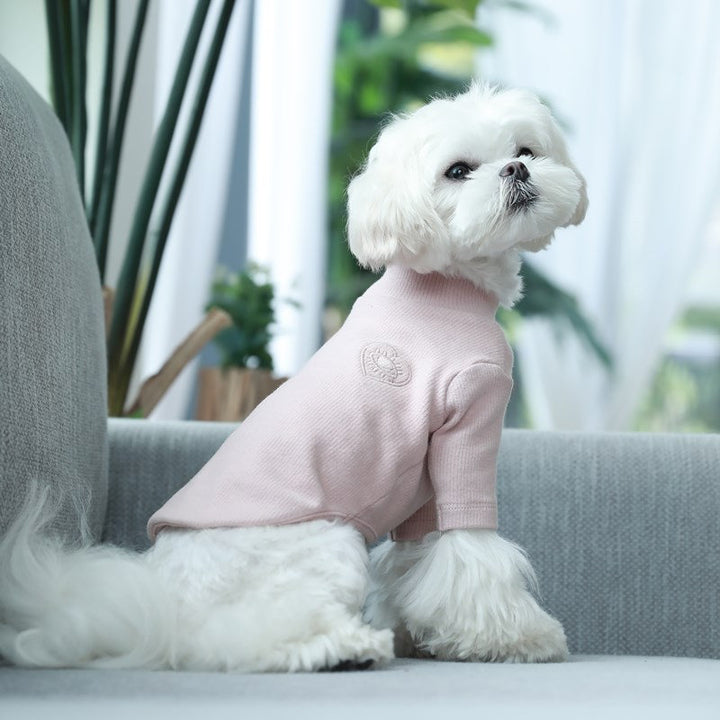 Pet Puppy Clothes Soft & Elastic Long Sleeve Sweater Fall Winter Warm Clothing Sweater for Small Dogs Knitted Tops Turtle Neck Cute Apparel