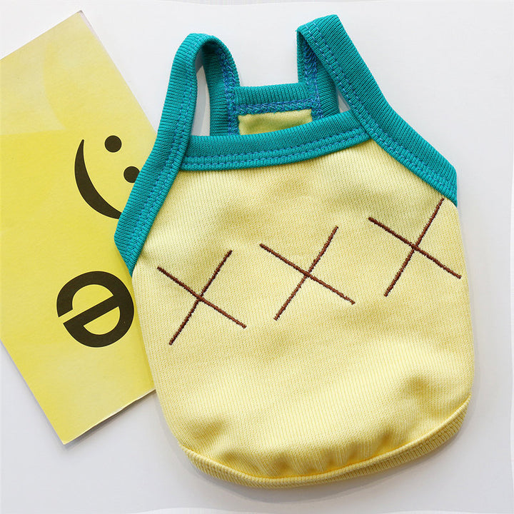 Summer Sleeveless Dog Clothes Cat Clothes Puppy Clothes Soft and Cute Pet Clothing for Small Dogs & Kitten