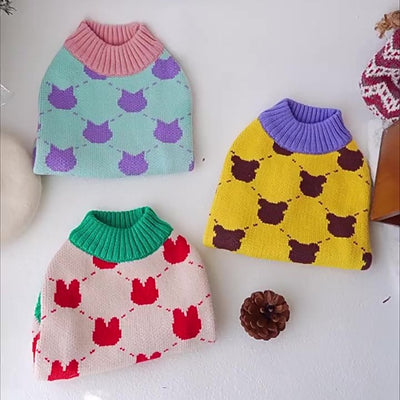 Knitted Fashion Cute Pet Sweater