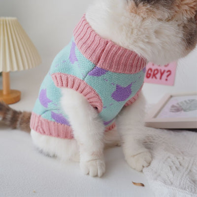 Knitted Fashion Warm Soft Winter Clothes for Kitten