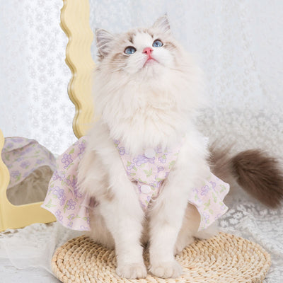 Floral Print Cat Dress