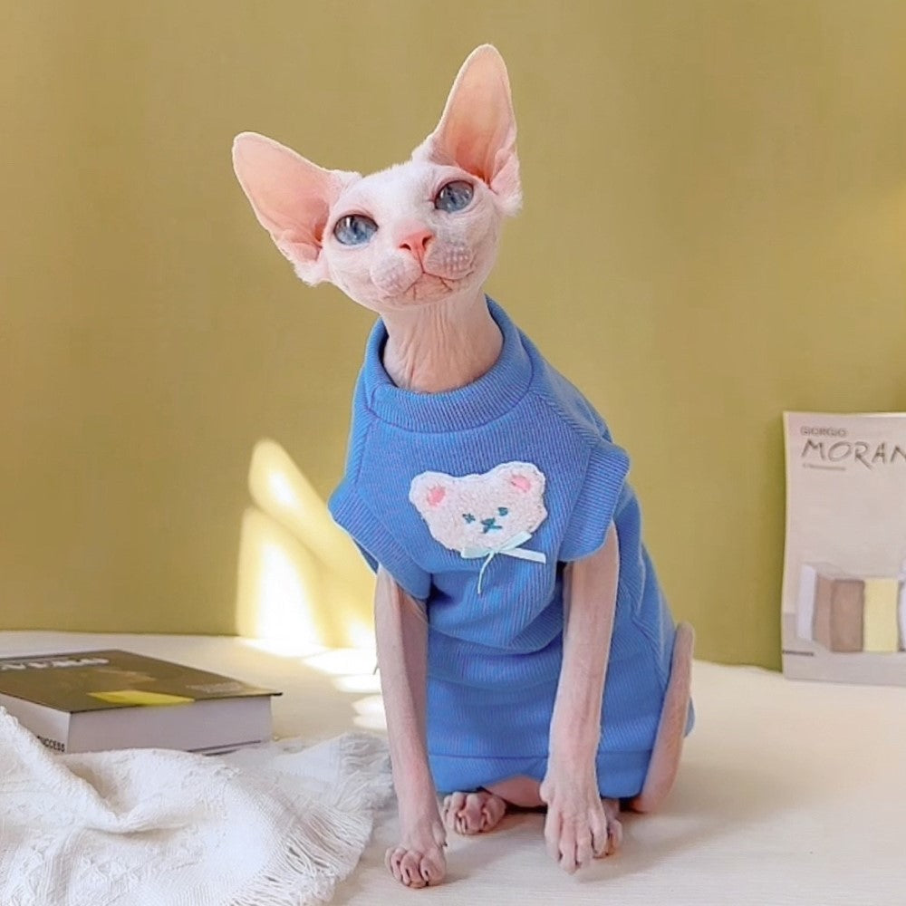 little bear sphinx cat vest 