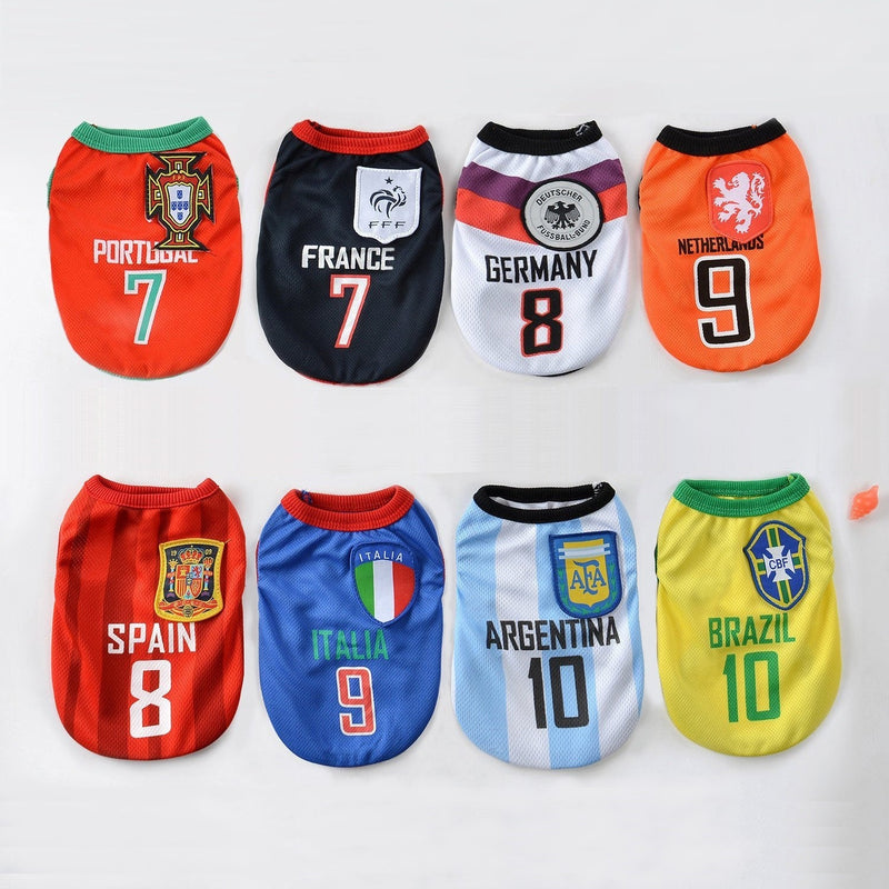 Soccer Jersey for Dogs Football Uniform