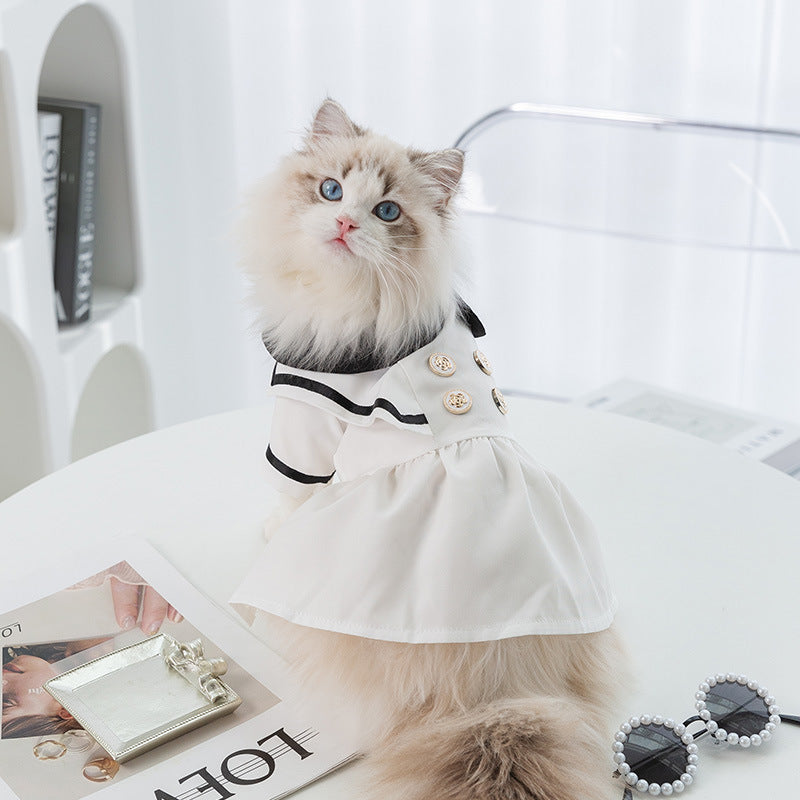 pet uniform dress cute cat clothes