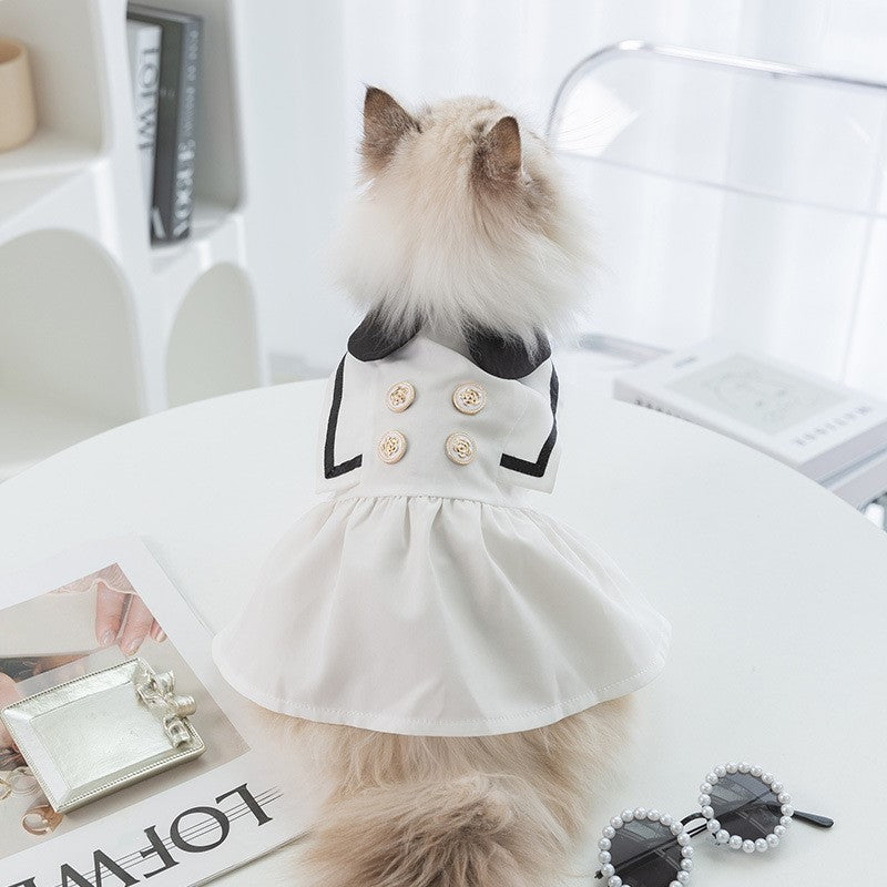 pet uniform dress kitten skirt