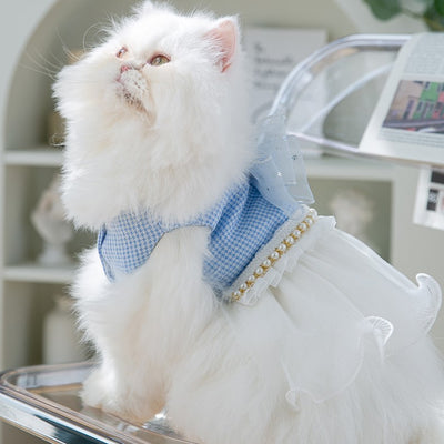 princess style lace dress cat clothes