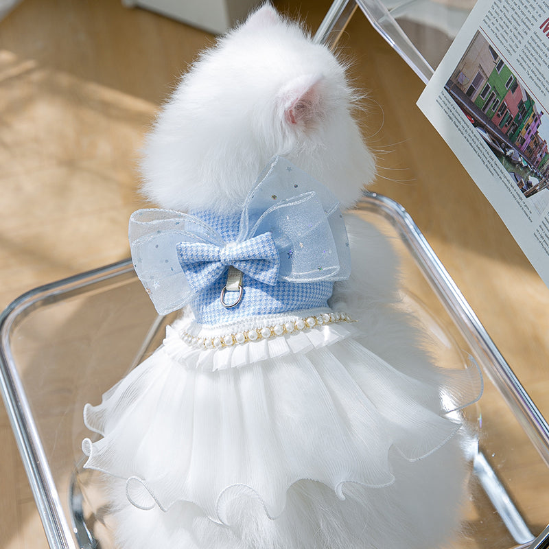 princess style lace dress cat dress