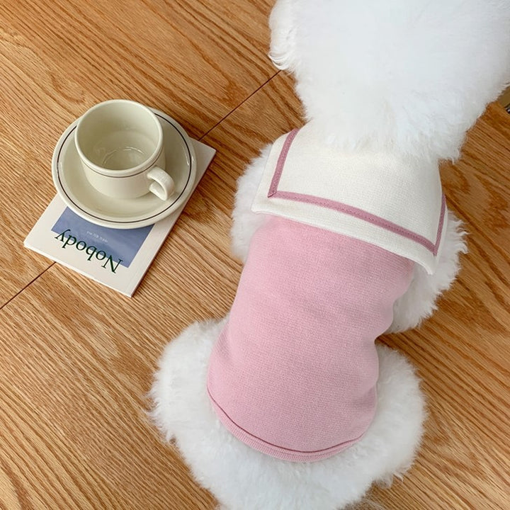 Sailor Pet Uniform Cute Clothes In Pink Color