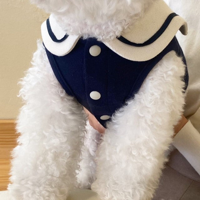 Sailor Pet Uniform Dog Clothes