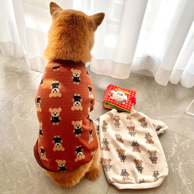 Teddy Bear Pet Sweater for Small and Large Dogs