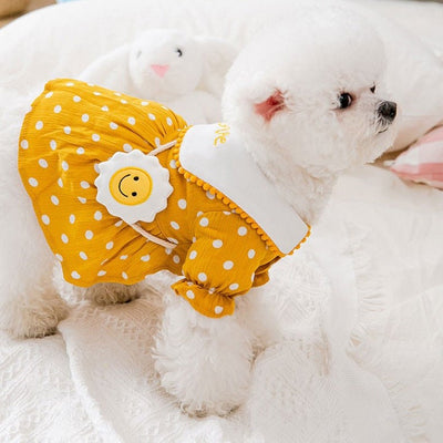 Sunny Egg Polka Dots Pet Dress