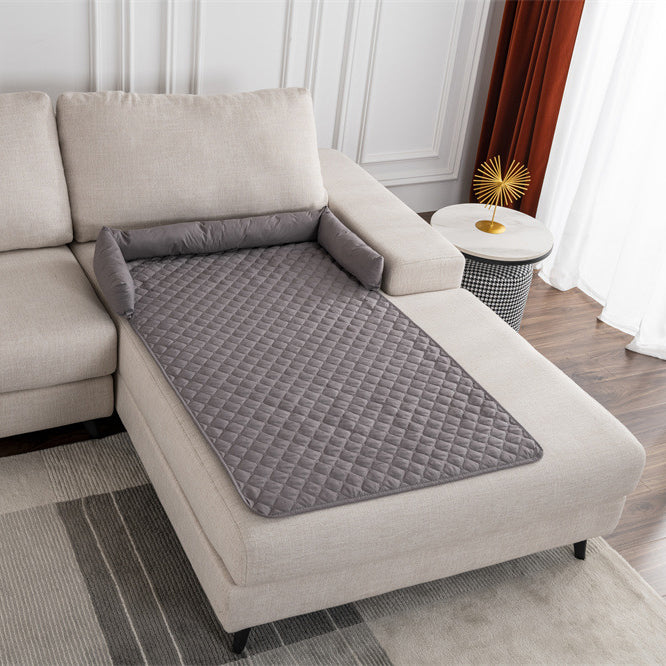 cozy bolstered design pet bed