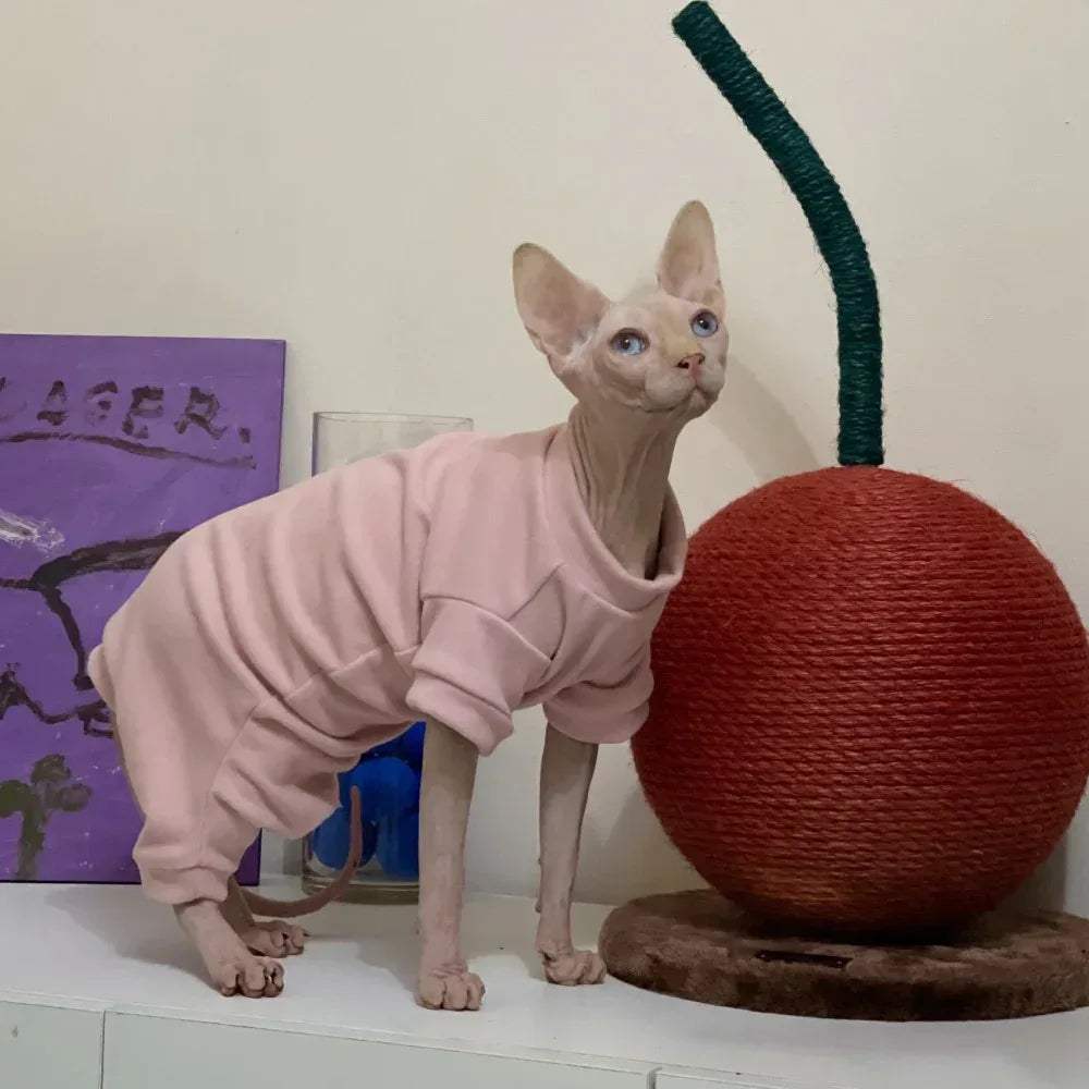 Sphynx Pajamas In Pink Color