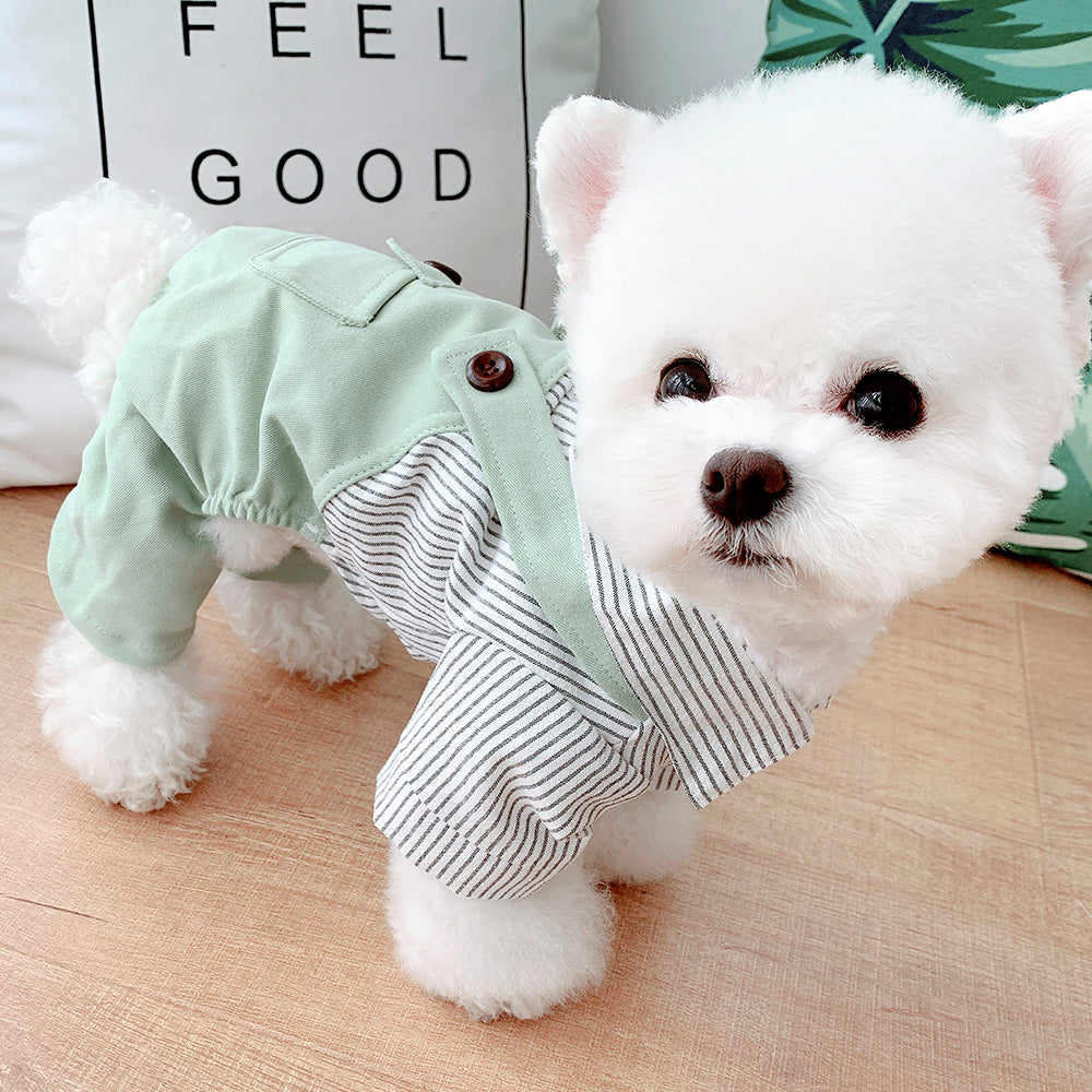 Handmade Dog Spring Summer Pet Outfits Pet Hoodies Clothes Jumpsuit Clothing for Dogs