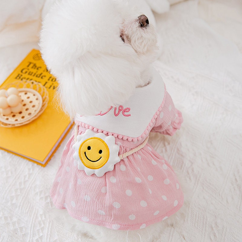 Sunny Egg Polka Dots Pet Dress