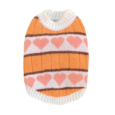 Heart Knitted Sweater for Dog Dog Clothes Puppy Clothes Party Knitwear Pet Clothing Warm Outfits for Small Large Dog Cat Puppy