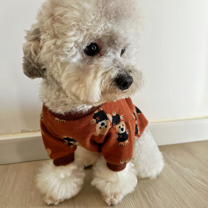Teddy Bear Pet Clothes Small Dog Sweater