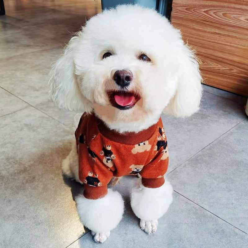 Teddy Bear Pet Clothes Small Dog Shirts