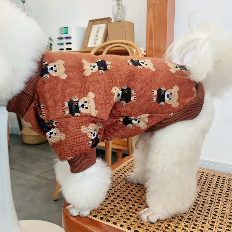 Teddy Bear Pet Clothes Puppy Sweater