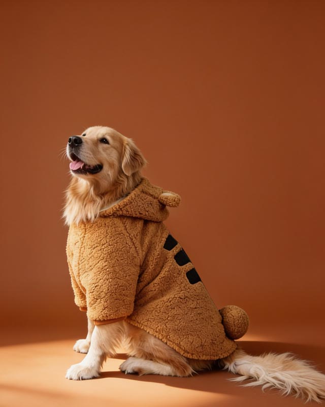 Tiger Hoodie for Large Dog, Cute Tiger Costume for Dog, Tiger Costume, Large Dog Clothes, Pet Costume, Soft &amp; Warm Dog Hoodies