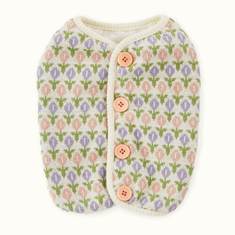 flower pet jacket vest for cats and small dogs